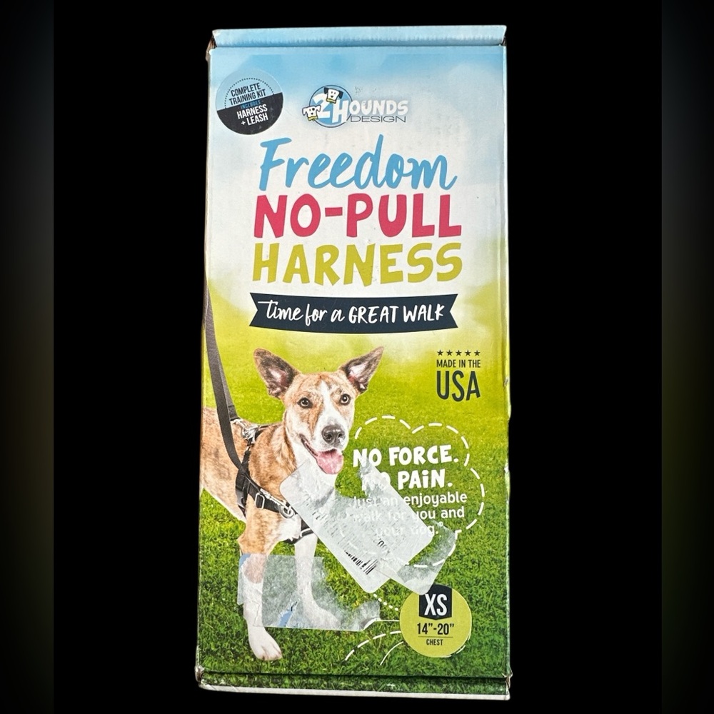 2 Hounds Design Freedom No Pull Dog Harness Size Comfy XS 14”-20” Chest Green